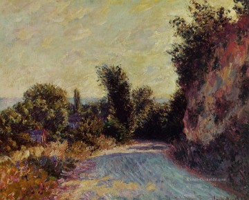  Giverny Kunst - Straße in der Nähe von Giverny Claude Monet Szenerie